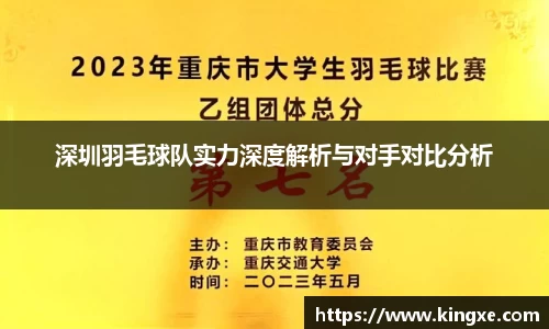 深圳羽毛球队实力深度解析与对手对比分析